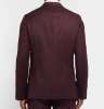 Burgundy Slim-Fit Wool and Cashmere-Blend Jacket