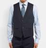 Blue Wilson Slim-Fit Super 120s Virgin Wool Waistcoat