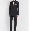 Midnight-Blue Shelton Slim-Fit Double-Breasted Super 120s Wool Tuxedo Jacket