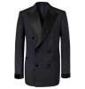 Midnight-Blue Shelton Slim-Fit Double-Breasted Super 120s Wool Tuxedo Jacket
