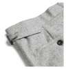 Light-Grey Slim-Fit MÃ©lange Wool-Flannel Trousers