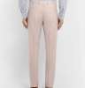 Light-Pink Soho Slim-Fit Wool and Mohair-Blend Trousers