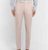 Light-Pink Soho Slim-Fit Wool and Mohair-Blend Trousers