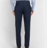 Navy O'Connor Slim-Fit Wool Trousers