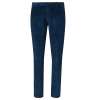 Navy Slim-Fit Cotton-Corduroy Trousers