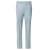 Sky-Blue Hyde Slim-Fit MÃ©lange Wool-Hopsack Trousers