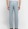 Sky-Blue Hyde Slim-Fit MÃ©lange Wool-Hopsack Trousers